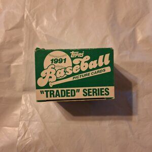 1991 topps traded series baseball cards